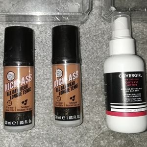 Foundation and setting mist